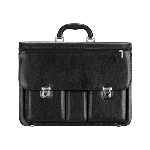 Obrázek z Aktovka REAbags 8001/2-TR - černá / nikl - 19 L 