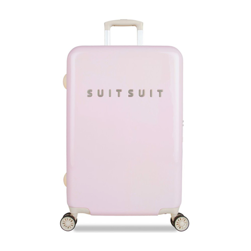 Obrázek z Plastový kufr SUITSUIT® Fabulous Fifties Pink Dust M - růžová - 60 L 