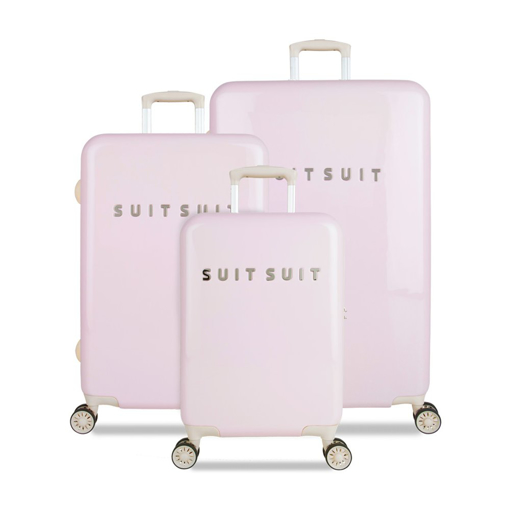 Obrázek z Sada cestovních kufrů SUITSUIT® Fabulous Fifties Pink Dust - růžová - 91 L 