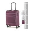 Obrázek z Kabinový kufr ROCK Deluxe-Lite S - fialová - 30 L 
