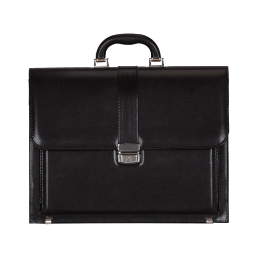 Obrázek z Aktovka REAbags 8003A - černá / nikl - 17 L 