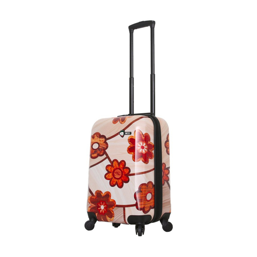 Obrázek z Kabinový kufr MIA&nbsp;TORO Ricci Wood Mozaic Flowers S - barevný potisk - 39 L 