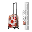 Obrázek z Kabinový kufr MIA&nbsp;TORO Ricci Wood Mozaic Flowers S - barevný potisk - 39 L 