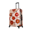 Obrázek z Plastový kufr MIA&nbsp;TORO Ricci Wood Mozaic Flowers L - barevný potisk - 98 L 