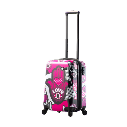 Obrázek z Kabinový kufr MIA&nbsp;TORO Hamsa Love Monochrome S - barevný potisk - 39 L 