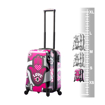 Obrázek z Kabinový kufr MIA&nbsp;TORO Hamsa Love Monochrome S - barevný potisk - 39 L 