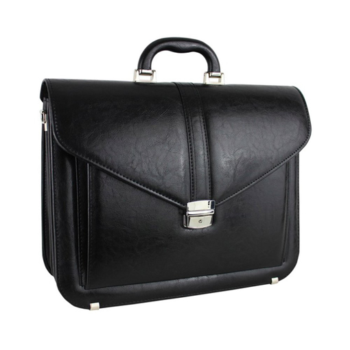 Obrázek z Aktovka REAbags 7173-TR - černá / nikl - 15 L 