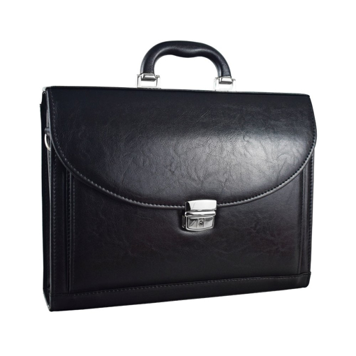 Obrázek z Aktovka REAbags 9004-TR - černá / nikl - 11 L 