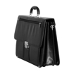 Obrázek z Aktovka REAbags 8001/1-TR - černá / nikl - 19 L 