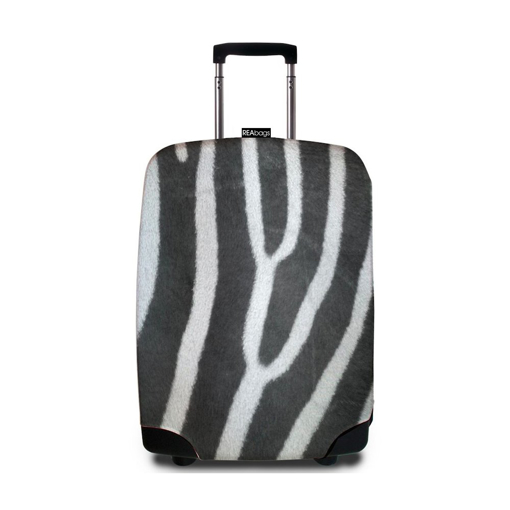 Obrázek z Obal na kufr REAbags Zebra - bílá 