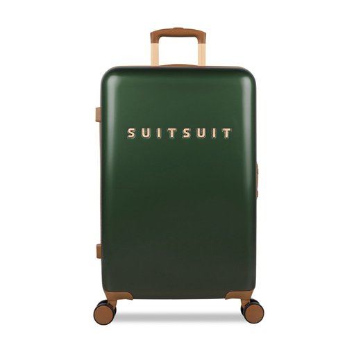 Obrázek z Plastový kufr SUITSUIT® Fab Seventies Classic Beetle Green M - zelená - 60 L 