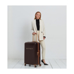 Obrázek z Plastový kufr SUITSUIT® Fab Seventies Classic Espresso Black L - černá - 91 L 