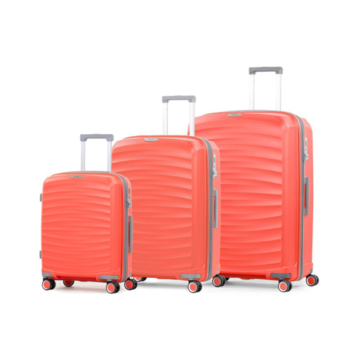 Obrázek z Sada cestovních kufrů ROCK Sunwave - oranžová - 120 L 