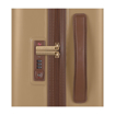 Obrázek z Plastový kufr SUITSUIT® Fab Seventies Cuban Sand L - hnědá - 91 L 