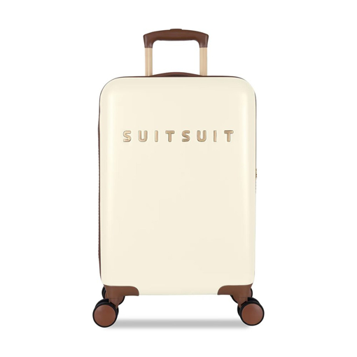 Obrázek z Kabinový kufr SUITSUIT® Fab Seventies Antique White S - bílá - 32 L 