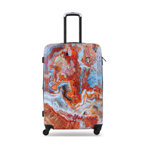 Obrázek z Plastový kufr TUCCI Turkish Marble M - barevný potisk - 57 L 