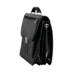 Obrázek z Aktovka REAbags 7618 - černá / nikl - 19 L 