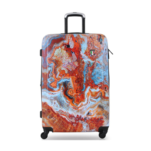 Obrázek z Plastový kufr TUCCI Turkish Marble L - barevný potisk - 88 L 