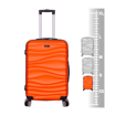 Obrázek z Kabinový kufr METRO LLTC1 S - oranžová - 37 L 