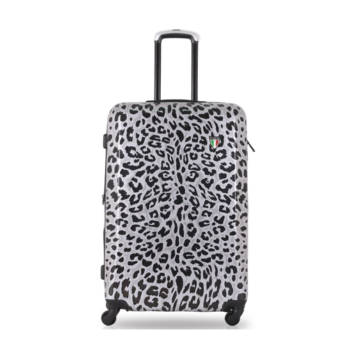 Obrázek z Plastový kufr TUCCI Winter Leopard M - barevný potisk - 57 L 