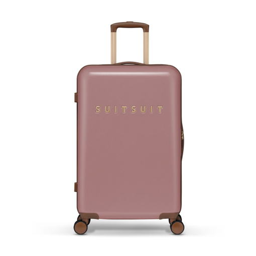Obrázek z Plastový kufr SUITSUIT® Fab Seventies Old Rose M - růžová - 60 L 