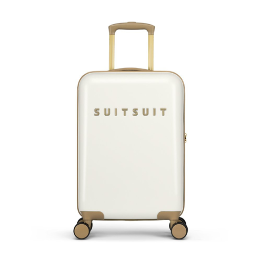 Obrázek z Kabinový kufr SUITSUIT® Fusion White Swan S - bílá - 32 L 