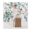 Obrázek z Plastový kufr SUITSUIT® Blossom Mocha Mousse L - hnědá - 81 L 
