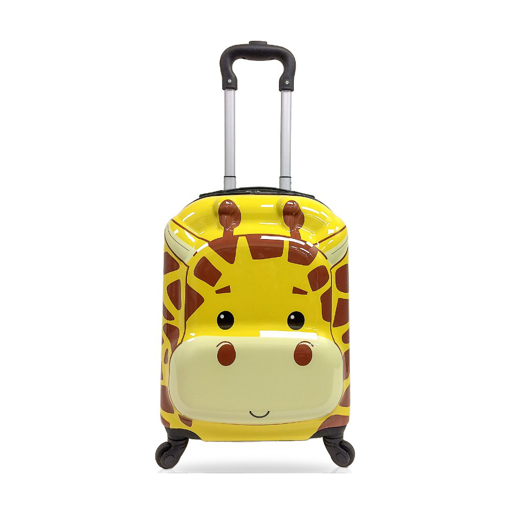 Obrázek z Dětský kufr TUCCI 3D Gaffie Giraffe - žlutá - 28 L 