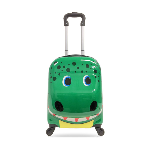 Obrázek z Dětský kufr TUCCI 3D Baby Dino - zelená - 28 L 