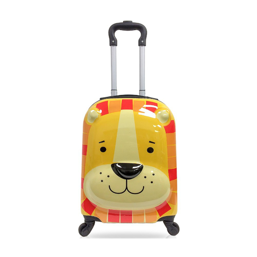 Obrázek z Dětský kufr TUCCI 3D Lion Buddy - žlutá - 28 L 