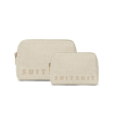 Obrázek z Sada obalů na kosmetiku SUITSUIT® Fusion Raw Cotton - Béžová 