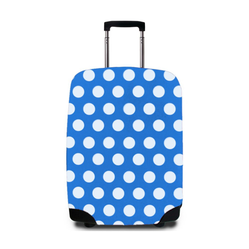 Obrázek z Obal na kufr CASEMATES Polkadot L - modrá 