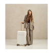 Obrázek z Plastový kufr SUITSUIT® Fusion White Swan M - bílá - 60 L 