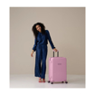 Obrázek z Plastový kufr SUITSUIT® Expression Fondant Pink L - růžová - 89 L 