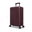 Obrázek z Plastový kufr SUITSUIT® Mystique Cherry Lacquer M - tmavě vínová - 57 L 