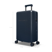 Obrázek z Plastový kufr SUITSUIT® Mystique Midnight Blue M - tmavě modrá - 57 L 