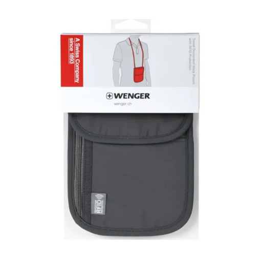 Obrázek z Bezpečnostní pouzdro na krk WENGER 606962 - Šedá 
