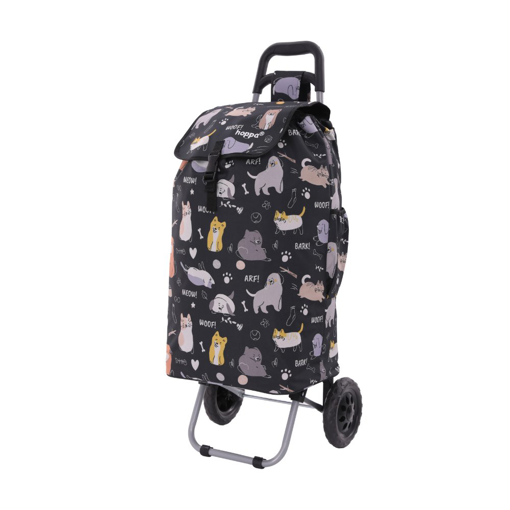 Obrázek z Nákupní taška HOPPA Cats & Dogs 57 L - barevný potisk - 57 L 