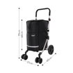 Obrázek z Nákupní taška HOPPA ST-101_black - černá - 74 L 