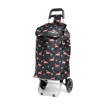 Obrázek z Nákupní taška HOPPA Flamingo - černá - 57 L 