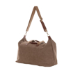 Obrázek z Střední cestovní taška HIGHBURY Canvas - hnědá - 56 L 