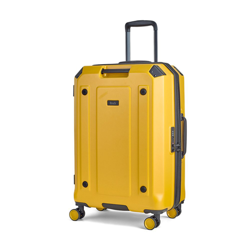 Obrázek z Plastový kufr ROCK Alpine M - žlutá - 65 L 