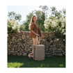 Obrázek z Plastový kufr SUITSUIT® Fab Seventies Taupe M - hnědá - 60 L 