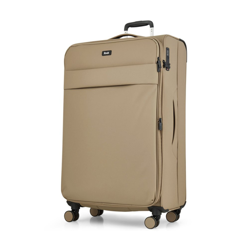 Obrázek z Textilní kufr ROCK Harper L - béžová - 82 L 