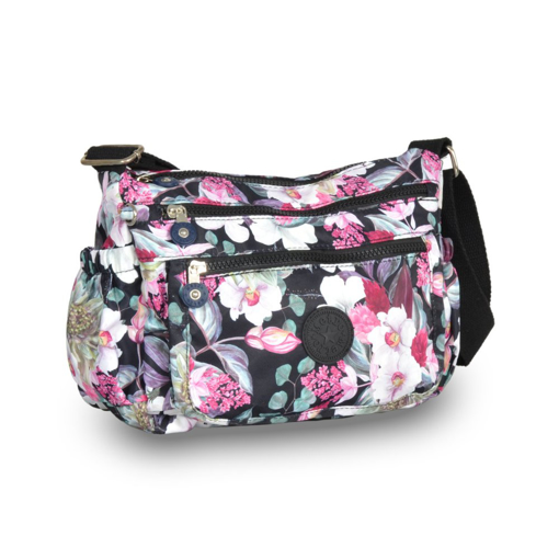 Obrázek z Taška přes rameno METRO Flower LL177 - černá - 6 L 