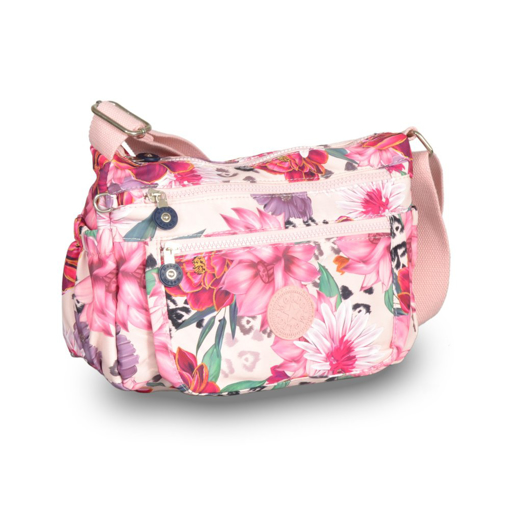 Obrázek z Taška přes rameno METRO Flower LL177 - růžová - 6 L 