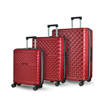 Obrázek z Sada cestovních kufrů ROCK Maya - červená - 118 / 75 / 35 L 