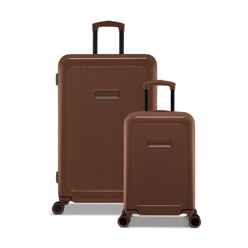 Obrázek z Sada cestovních kufrů SUITSUIT® Expression Nutshell - hnědá - 89 / 31 L 
