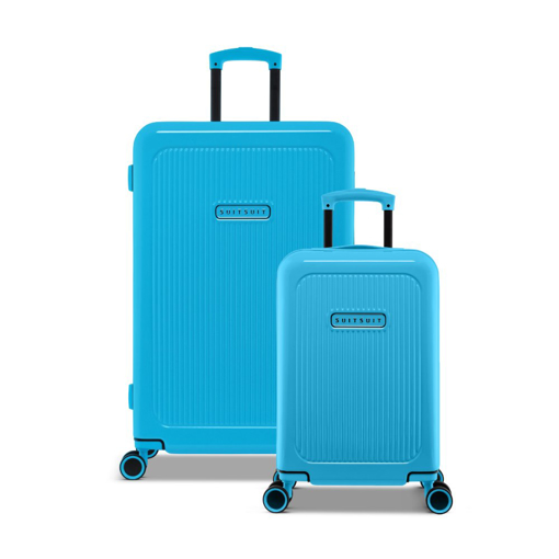 Obrázek z Sada cestovních kufrů SUITSUIT® Expression Blue Lagoon - modrá - 89 / 31 L 