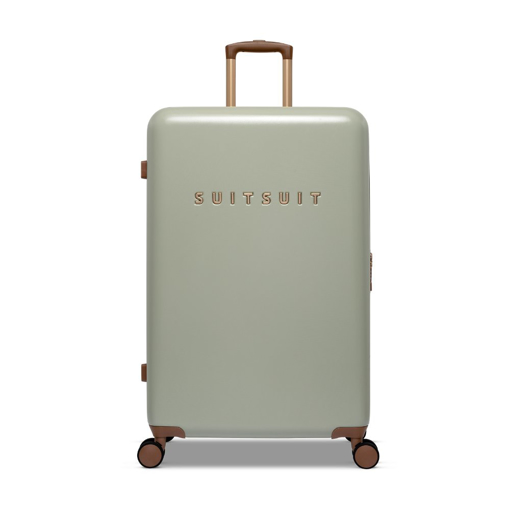 Obrázek z Plastový kufr SUITSUIT® Fab Seventies Sustained Grey L - šedá - 91 L 